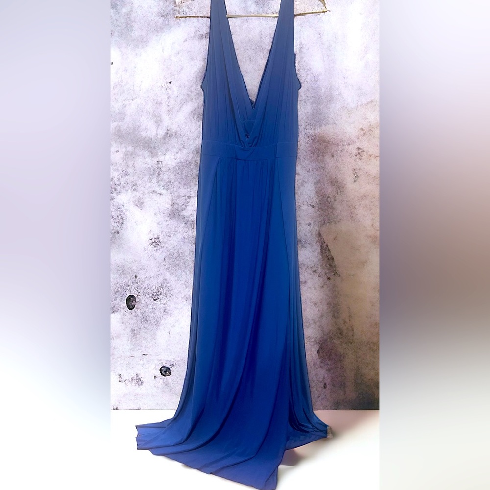 Fashion nova 1x blue elegant dress